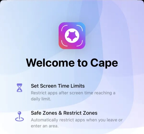 Cape: Screen Time Master – سيطر على وقتك وشاشتك بذكاء!