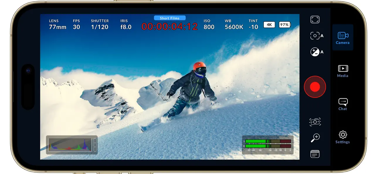 تطبيق Blackmagic Camera: سرّ التصوير السينمائي في هاتفك 📸🎬